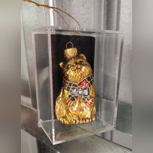 Vintage 1991 Blown Glass Kitty Cat